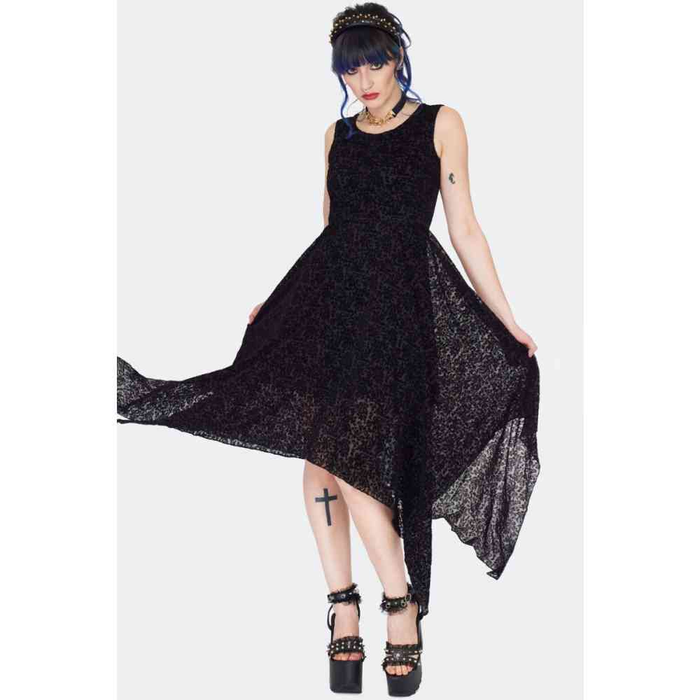 Jawbreaker - Hanky Hem Witch Longue robe - Noir